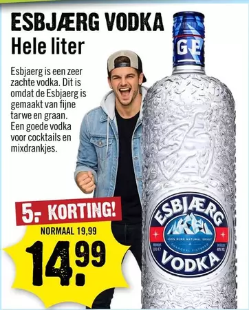 De - VODKA Hele liter