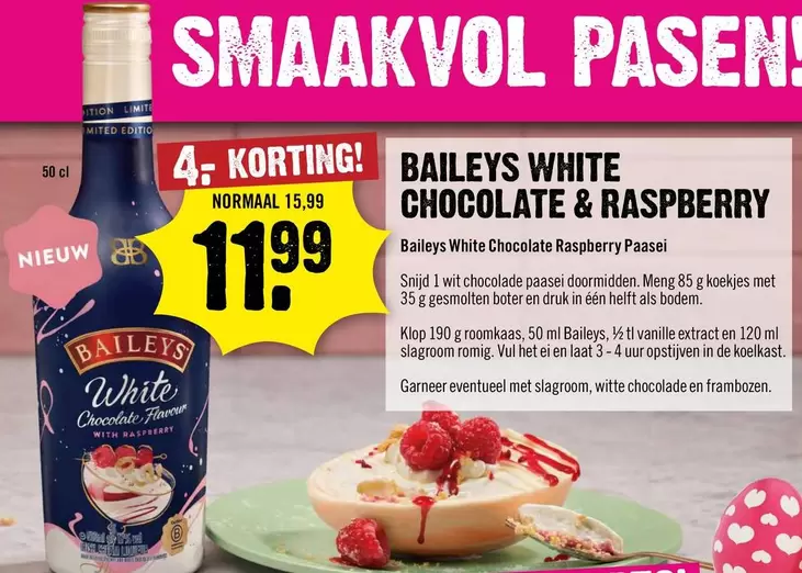 Baileys - WHITE CHOCOLATE & RASPBERRY