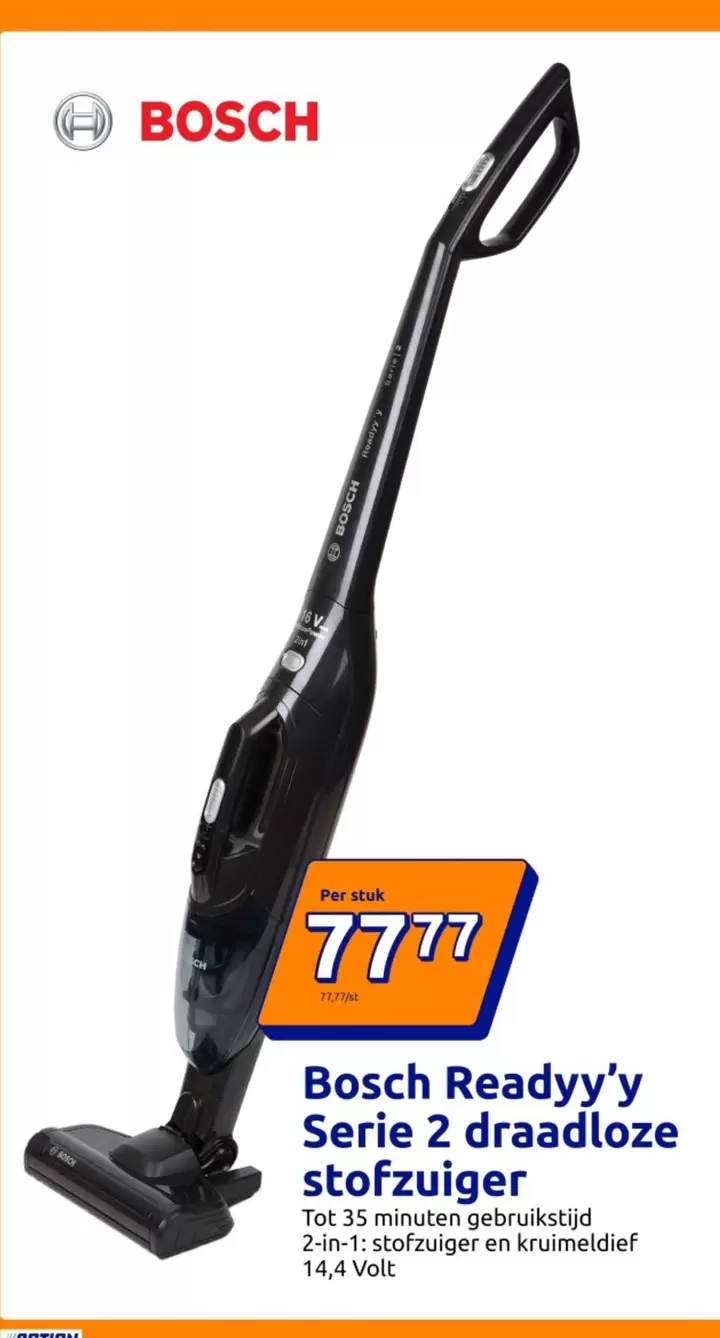 Bosch - Readyy'y Serie 2 draadloze stofzuiger