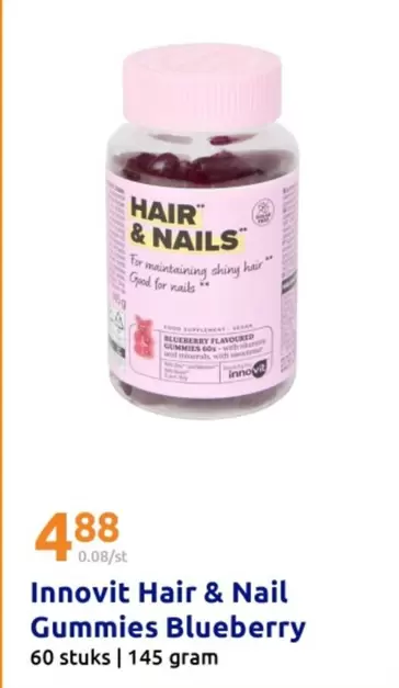 Hair & Nail Gummies Blueberry