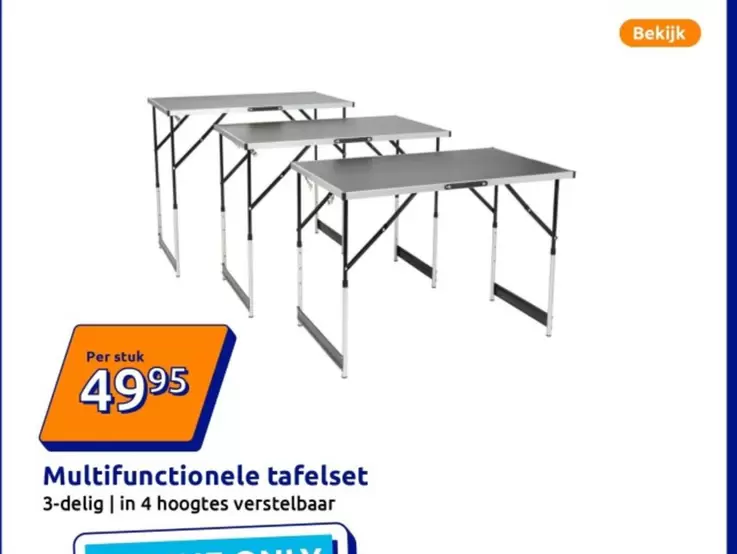 Multifunctionele tafelset