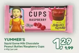 Squid Game Milk Chocolate Peanut Butter/Raspberry Cups