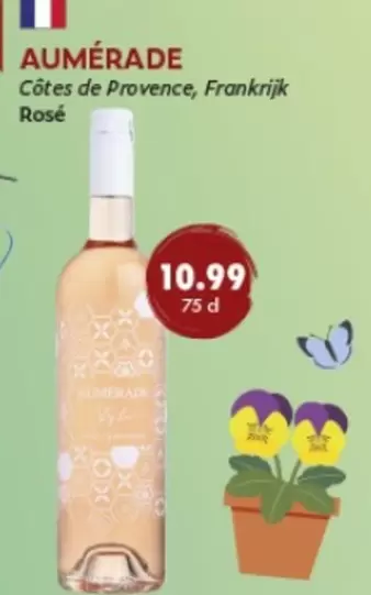 De - AUMÉRADE Côtes de Provence, Frankrijk Rosé