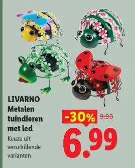 Metalen tuiniers met led