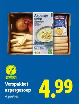 Verspakket aspergesoep