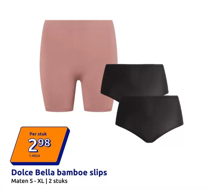 Dolce Bella bamboe slips