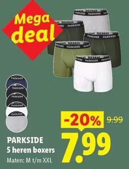 mega - 5 heren boxers