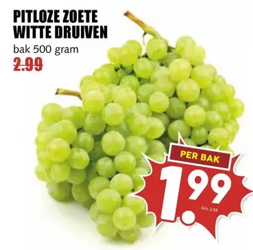 PITLOZE ZOETE WITTE DRUIVEN