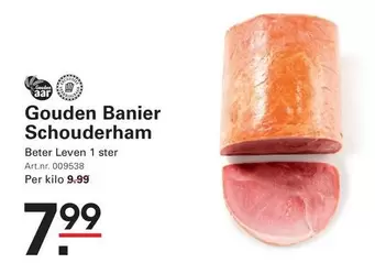 Gouden Banier Schouderham Art.nr. 009538