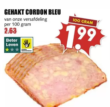 GEHAKT CORDON BLEU