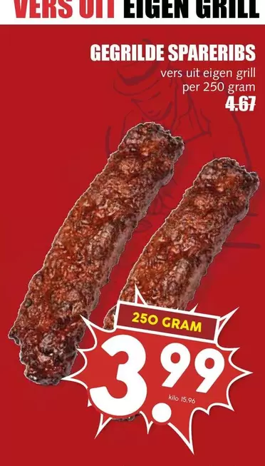 GEGRILDE SPARERIBS