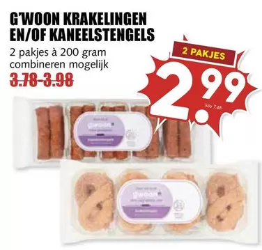 KRAKELINGEN EN/OF KANEELSTENGELS