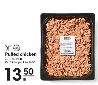 Pulled chicken Art.nr. 004568