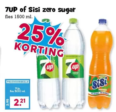 Up - 7UP or Sisi zero sugar