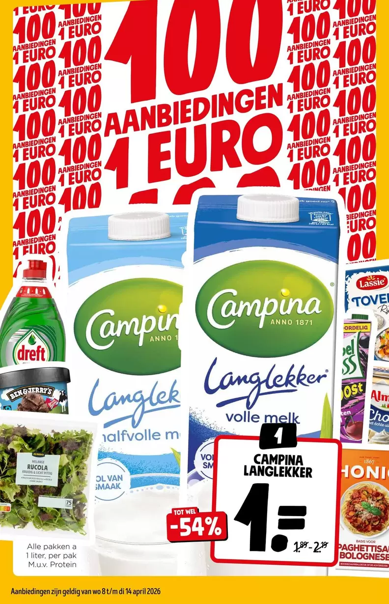 Euro - Campina Langlekker volle melk