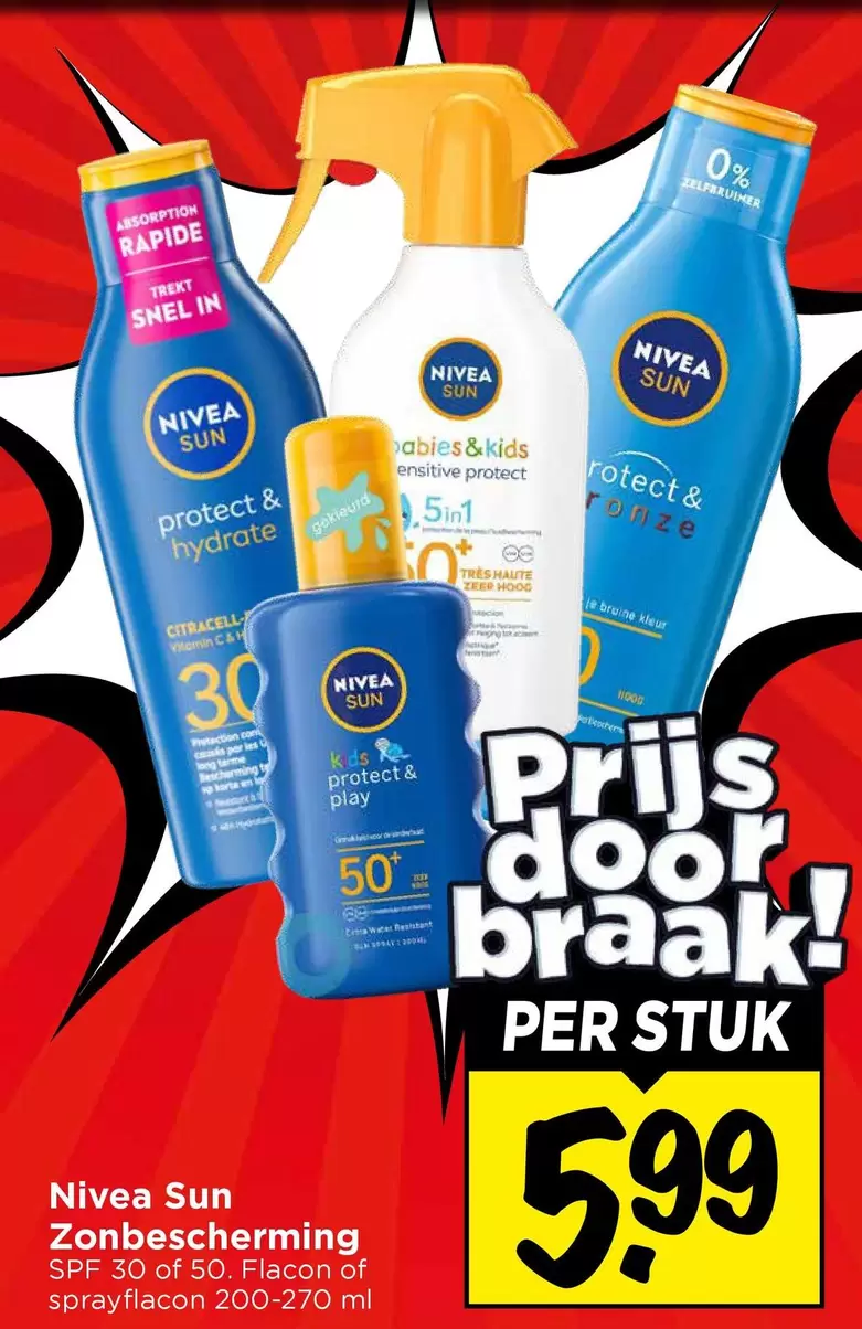 Nivea - Zonbescherming SPF 30 of 50