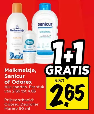 Melkmeisje, Sanicur of Odorex