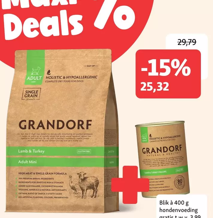 Zip - Adult Holistic & Hypoallergenic Single Grain Lamb & Turkey