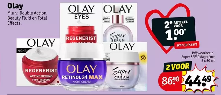 Olay -  Regenerist, Retinol24 Max, Super Serum, Super Cream