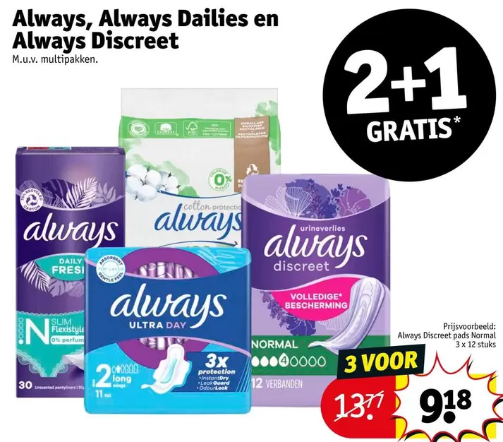 Always - Dailies en Discreet