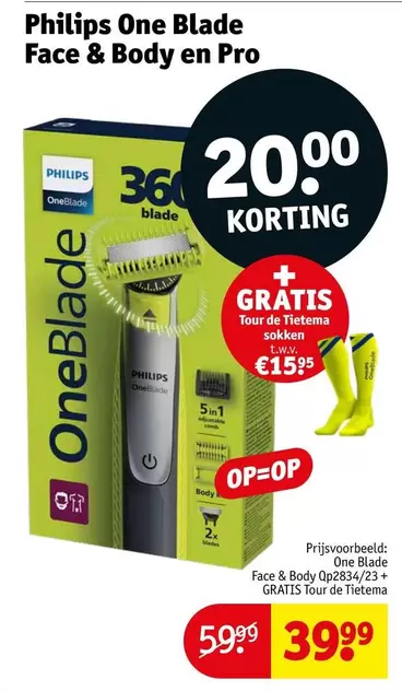 Philips - One Blade Face & Body en Pro