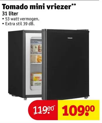 extra - Mini vriezer