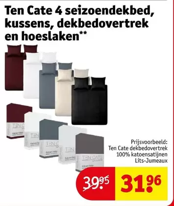 ten Cate - 4 seizoensendekbed, kussens, dekbedovertrek en hoeslaken
