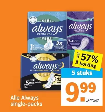 Always - single-packs