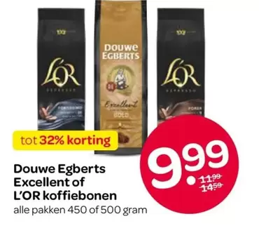 Douwe Egberts -  Excellent of L'OR koffiebonen
