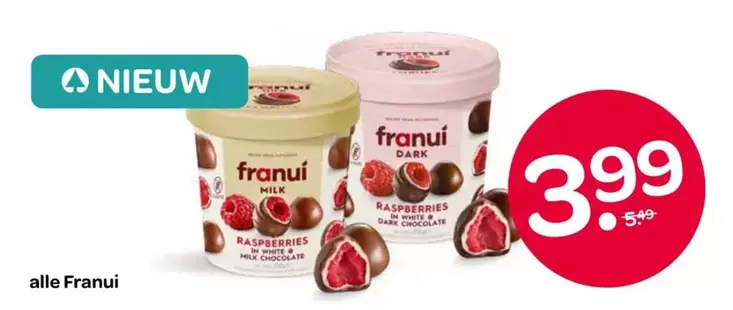 White - Raspberries in  & Milk Chocolate