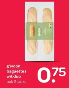 Duo - Baguettes Wit
