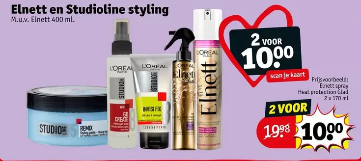 L'Oréal - Elnett en Studioline styling
