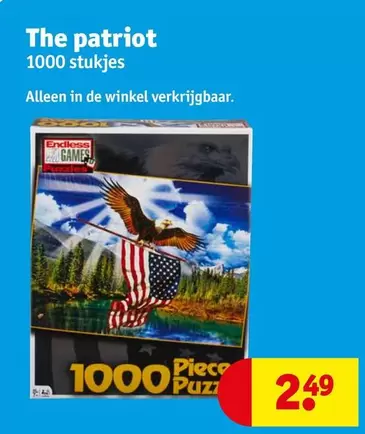 De - The patriot 1000 stukjes