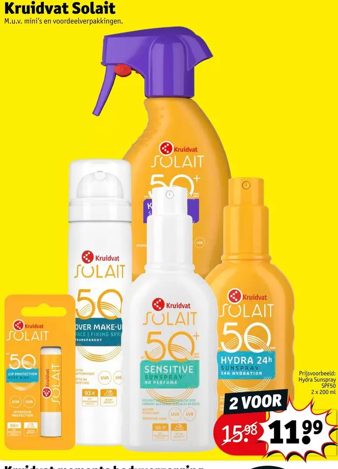 extra - Solait 50+ sunscreen (various)