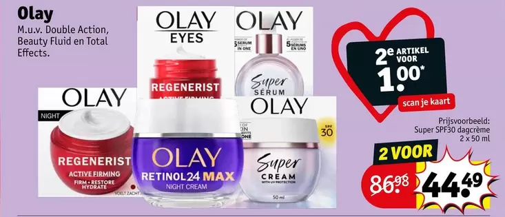 Olay - Regenerist, Retinol24 Max Night Cream, Super Serum, Super Cream