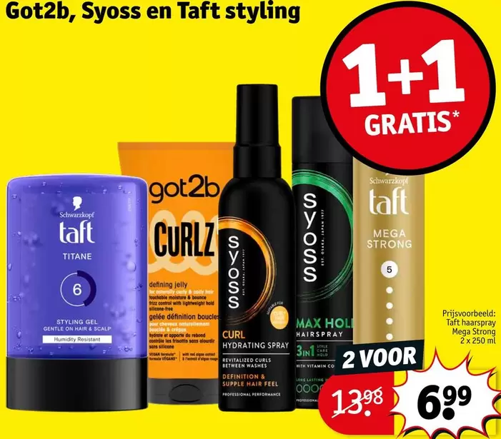 mega - Got2b, Syoss en Taft styling