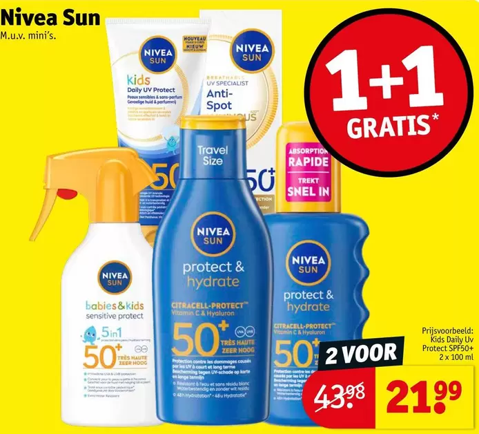 Nivea - Kids Daily UV Protect SPF50+ Sunscreen