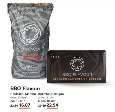 Up - BBQ Flavour Houtskool Marabu Briketten Hexagon