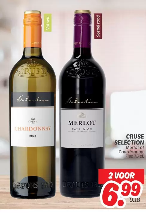 De - Chardonnay or Merlot
