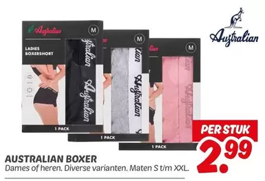 Australian - BOXER Dames of heren