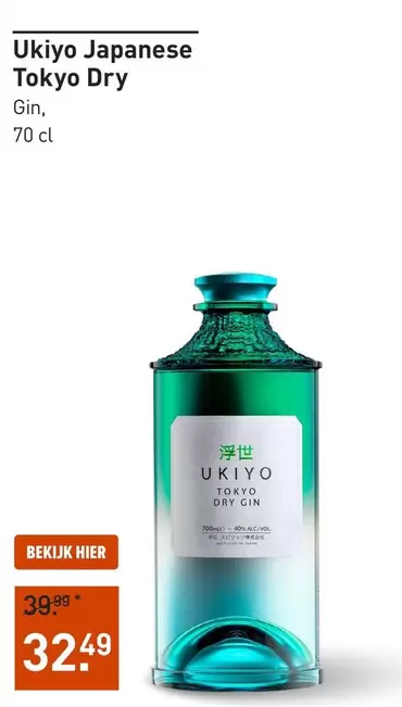 Ukiyo Japanese Tokyo Dry Gin