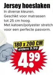 Jersey hoeslaken