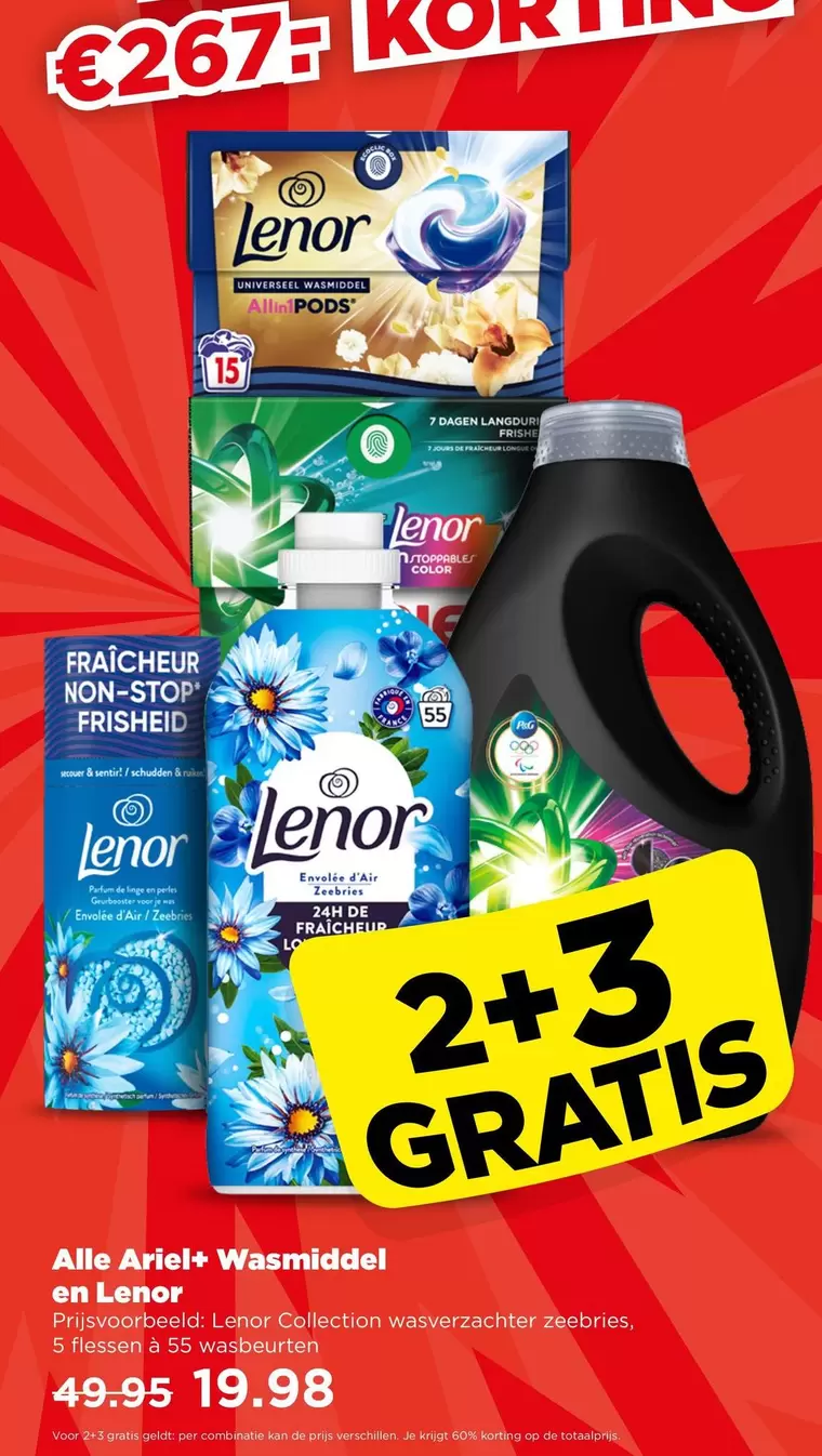De - Alle Ariel+ Wasmiddel en Lenor