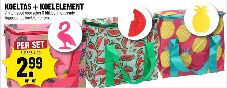 KOELTAS + KOELELEMENT