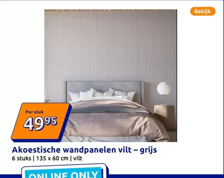 Akoestische wandpanelen vilt
