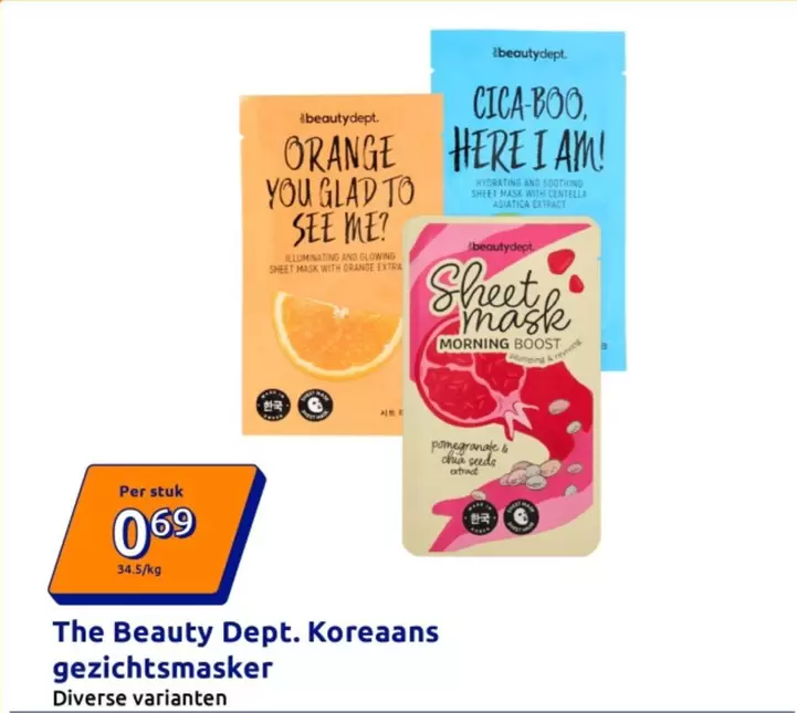 Beauty - Koreaanse gezichtsmasker