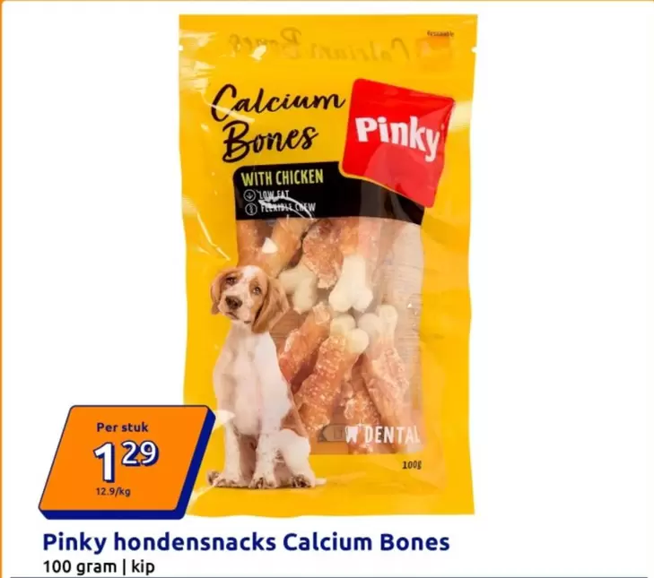 Pinky hondensnacks Calcium Bones