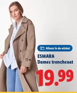De - Dames trenchcoat