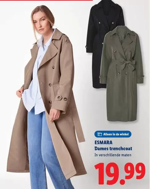 De - Dames trenchcoat