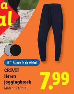 De - Heren joggingbroek